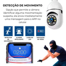 [LEVE 4 PAGUE 1] Câmera de Segurança 360° HD com Visão Noturna + BRINDES: Tranca Elétrica + Refletor LED