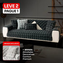 [LEVE 2 PAGUE 1] Capa SoftComfort Universal Premium para Sofá + BRINDE: Almofadas SoftComfort